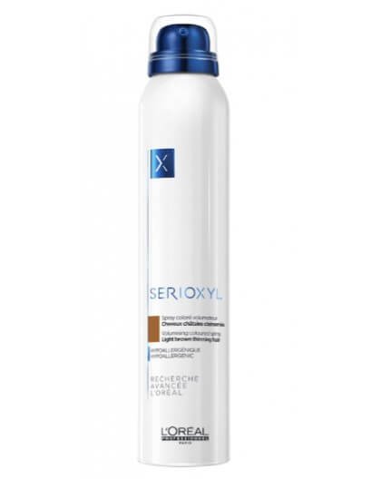 L'oréal Serioxyl Spray Volumizante De Cor (Castanho Claro) 200Ml